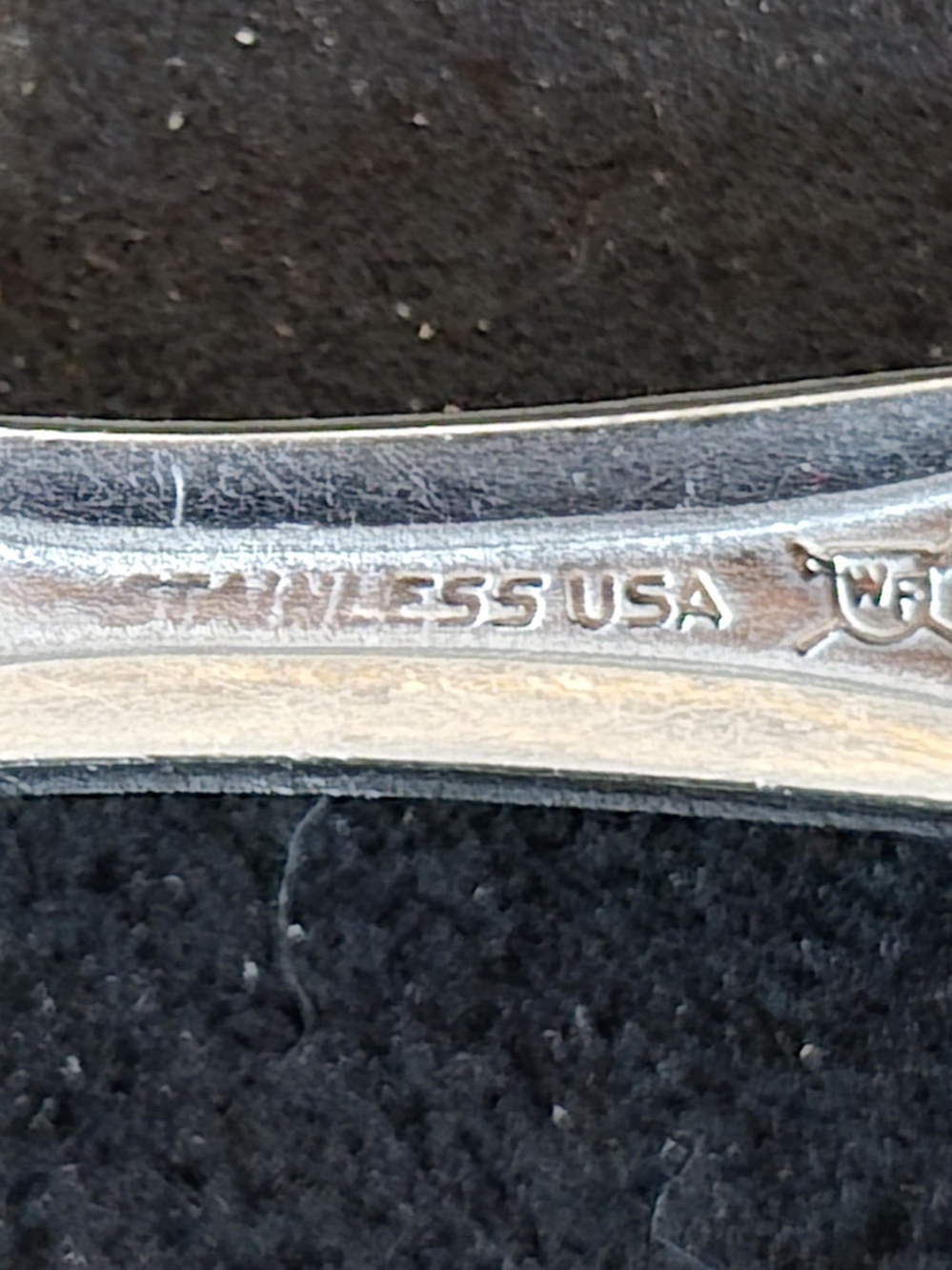 15 Washington Forge TOWN COUNTRY Stainless Wood Flatware MCM Rustic Silverware - Picture 2 of 10